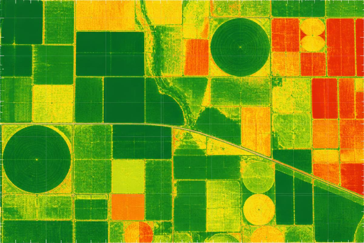 Cada análise vira um documento técnico completo.: Mapa NDVI